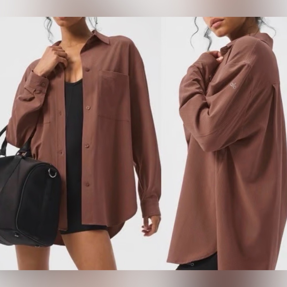 ALO Dreamscape Button Down Long Sleeve